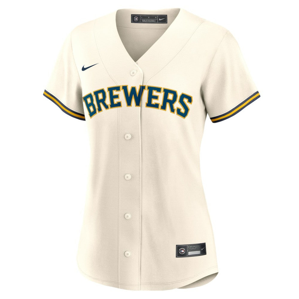 Cream Milwaukee Brewers Nike Women's Home Replica Team Jersey