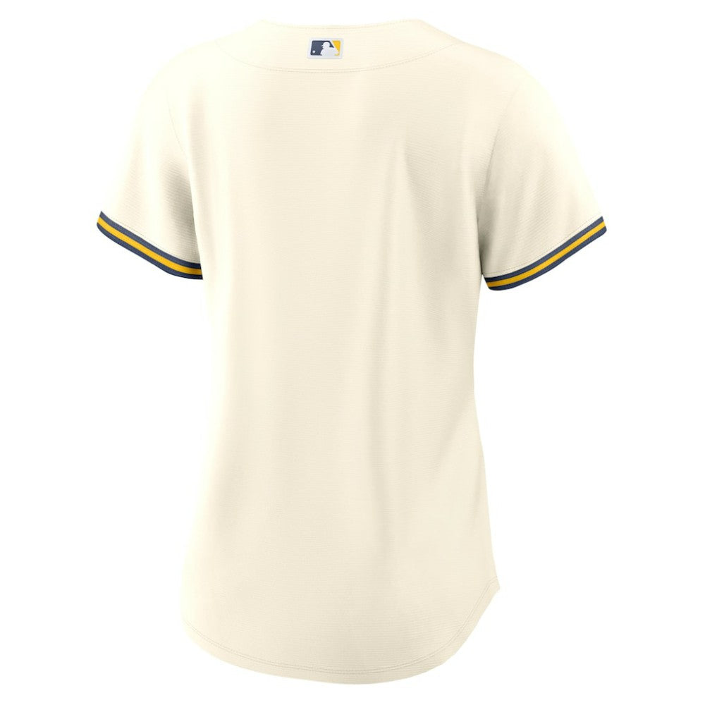 Cream Milwaukee Brewers Nike Women's Home Replica Team Jersey