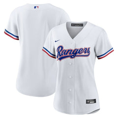 White Texas Rangers Nike Women's Home Replica Team Jersey