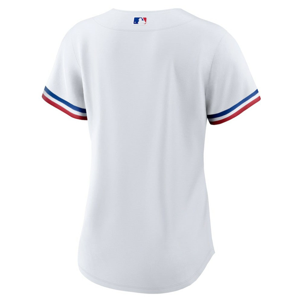 White Texas Rangers Nike Women's Home Replica Team Jersey