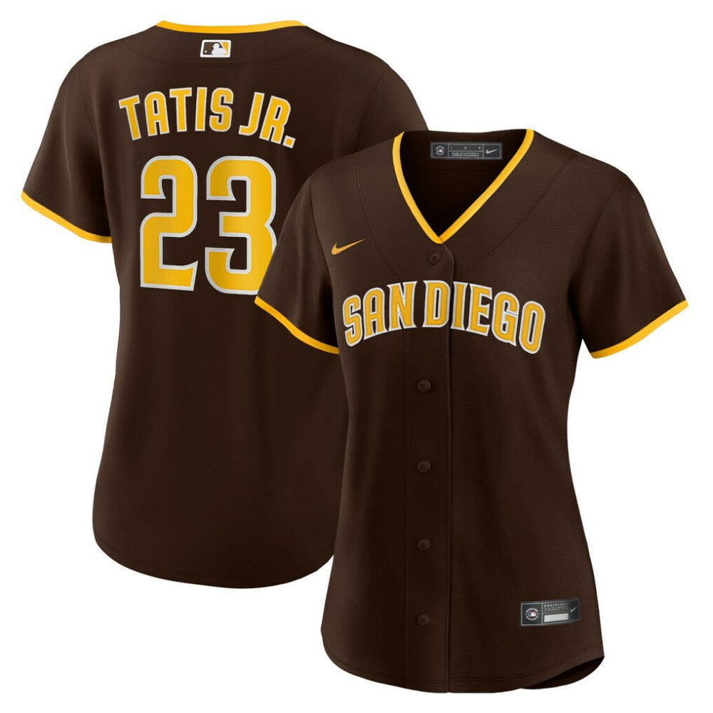 Brown Fernando Tatís Jr. San Diego Padres Nike Women's Road Replica Player Jersey