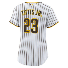 White/Brown Fernando Tatís Jr. San Diego Padres Nike Women's Home Replica Player Jersey