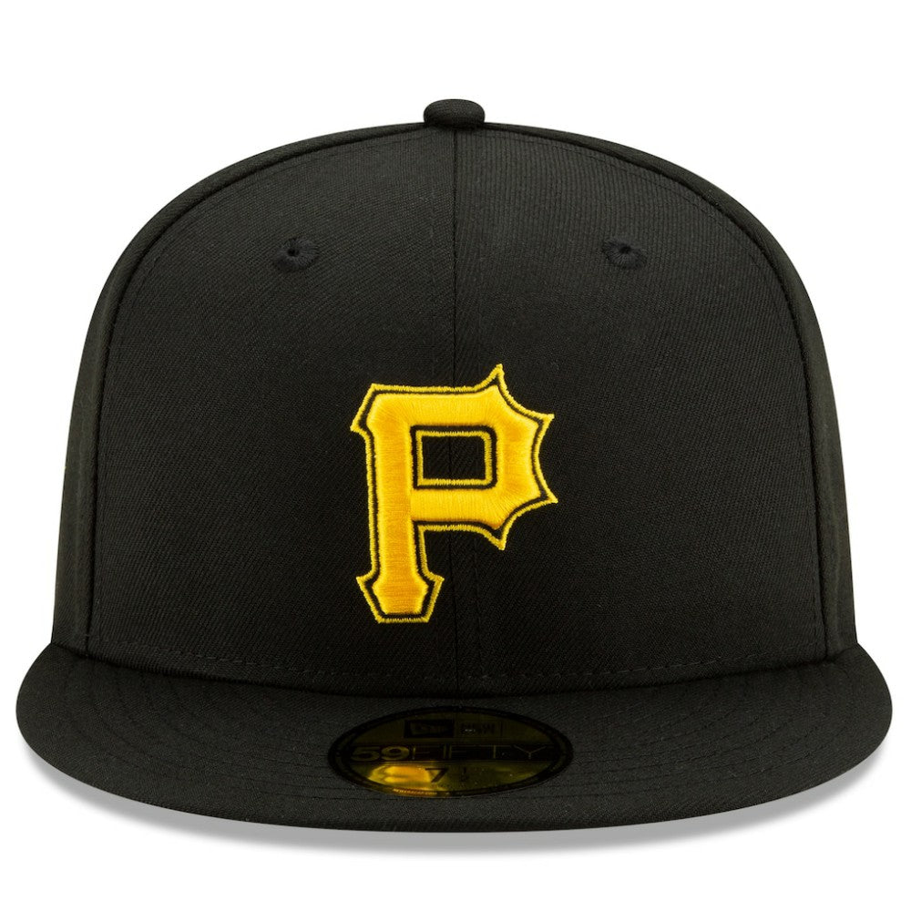 Black Pittsburgh Pirates New Era Alternate 2 Authentic Collection On-Field 59FIFTY Fitted Hat