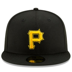 Black Pittsburgh Pirates New Era Alternate 2 Authentic Collection On-Field 59FIFTY Fitted Hat