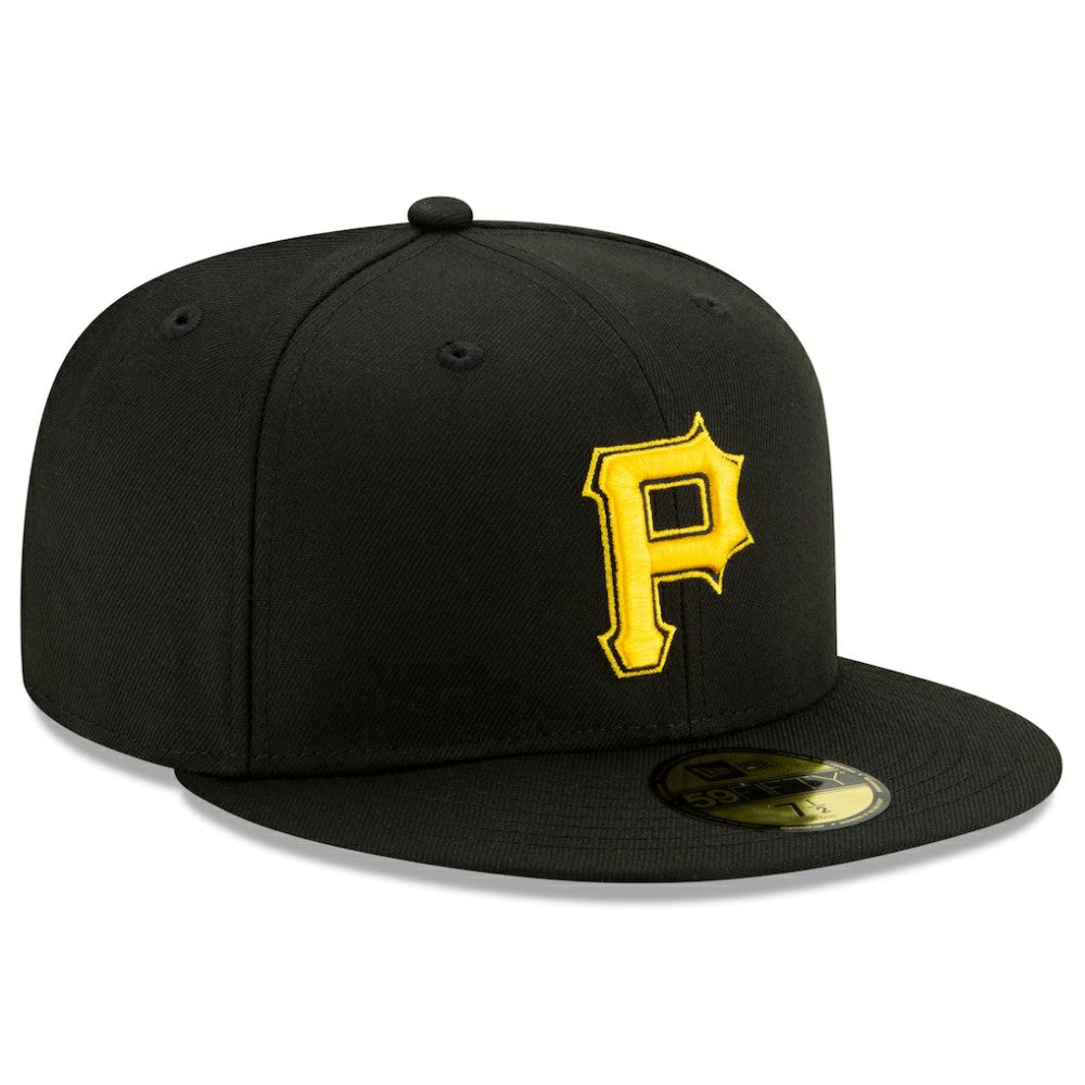 Black Pittsburgh Pirates New Era Alternate 2 Authentic Collection On-Field 59FIFTY Fitted Hat