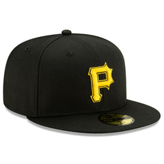 Black Pittsburgh Pirates New Era Alternate 2 Authentic Collection On-Field 59FIFTY Fitted Hat