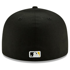 Black Pittsburgh Pirates New Era Alternate 2 Authentic Collection On-Field 59FIFTY Fitted Hat