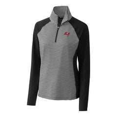 Cutter & Buck Women's Forge Tonal Stripe Half-Zip Pullover Jacket - Tampa Bay Buccaneers Pullover