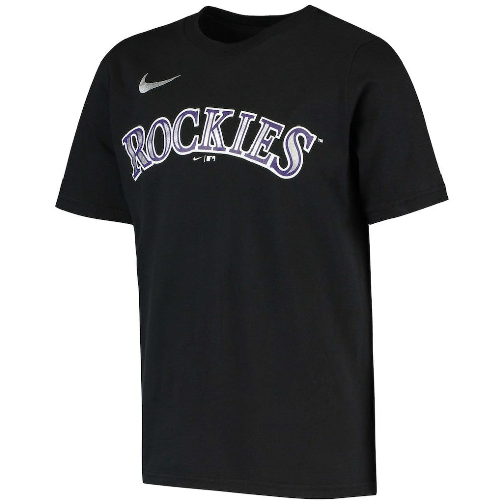 Black Charlie Blackmon Colorado Rockies Nike Youth Name & Number T-Shirt