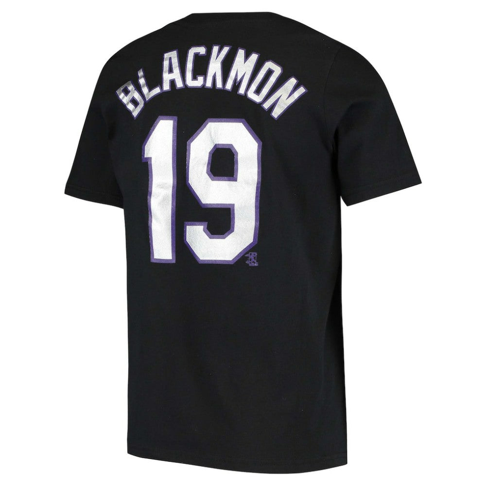 Black Charlie Blackmon Colorado Rockies Nike Youth Name & Number T-Shirt