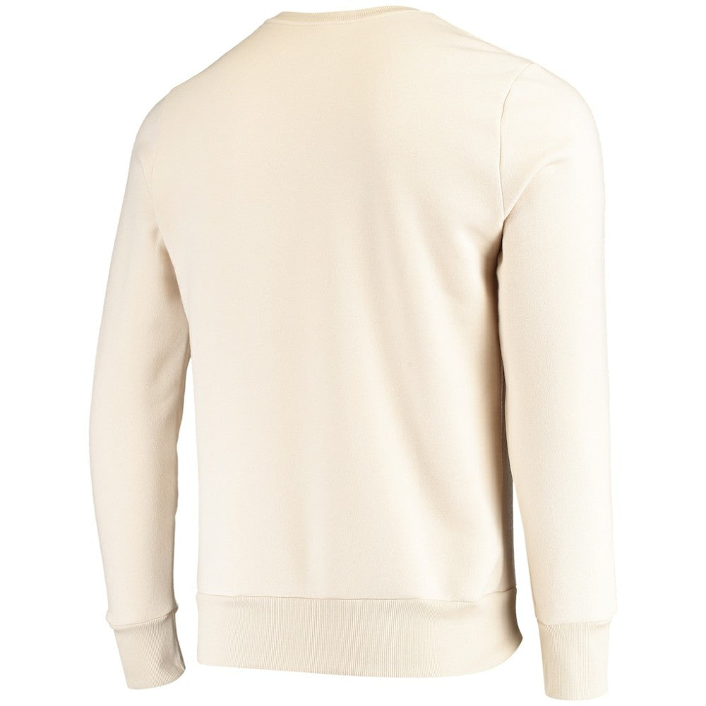 Oatmeal Texas Rangers Majestic Threads Fleece Pullover Sweatshirt