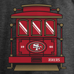 Hometown Trolley Car Long Sleeve T-Shirt - San Francisco 49ers T-shirts