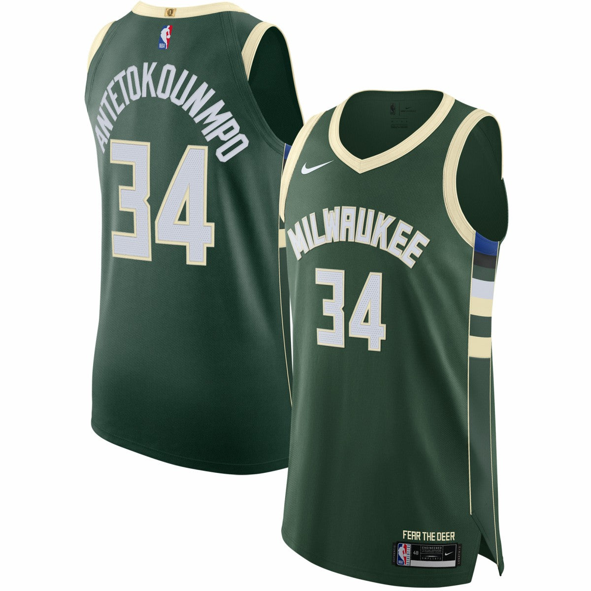 Nike Giannis Antetokounmpo Milwaukee Bucks Authentic Jersey
