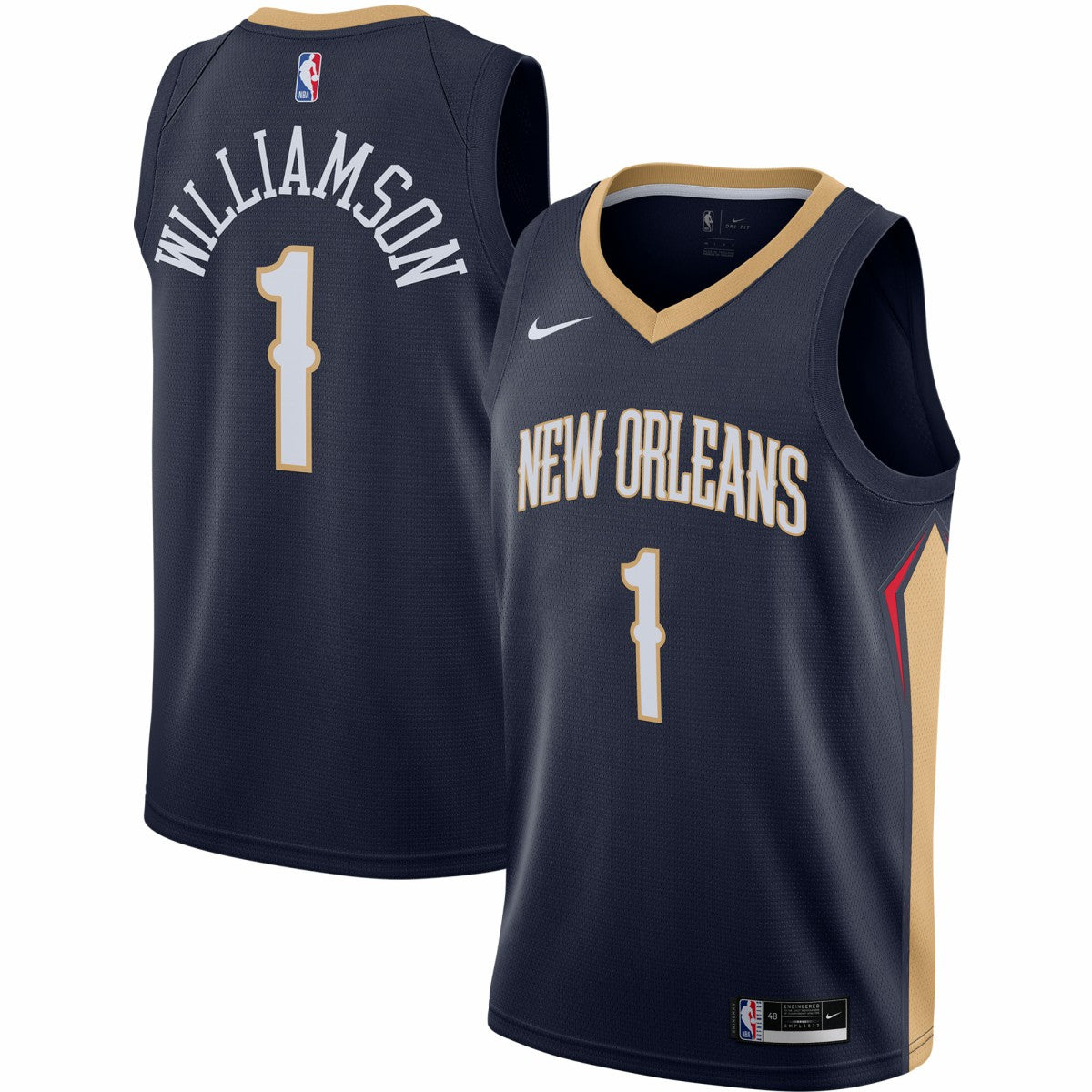 Nike Zion Williamson New Orleans Pelicans Swingman Jersey