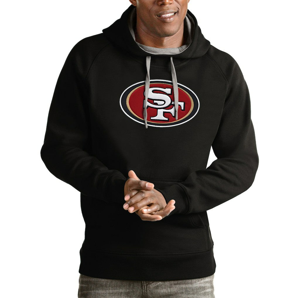 Antigua Victory Pullover Hoodie - San Francisco 49ers Hoodies