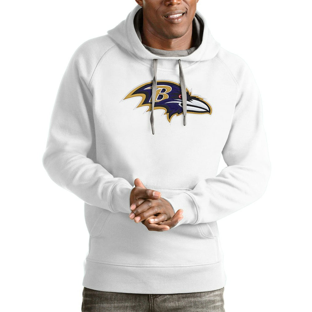 Antigua Victory Pullover Hoodie - Baltimore Ravens Hoodies