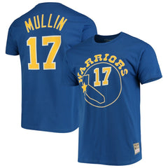 Mitchell & Ness Chris Mullin Golden State Warriors Hardwood Classics Name & Number Team T-Shirt sale