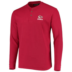 Dunbrooke Logo Maverick Thermal Henley Long Sleeve T-Shirt - Kansas City Chiefs T-shirts