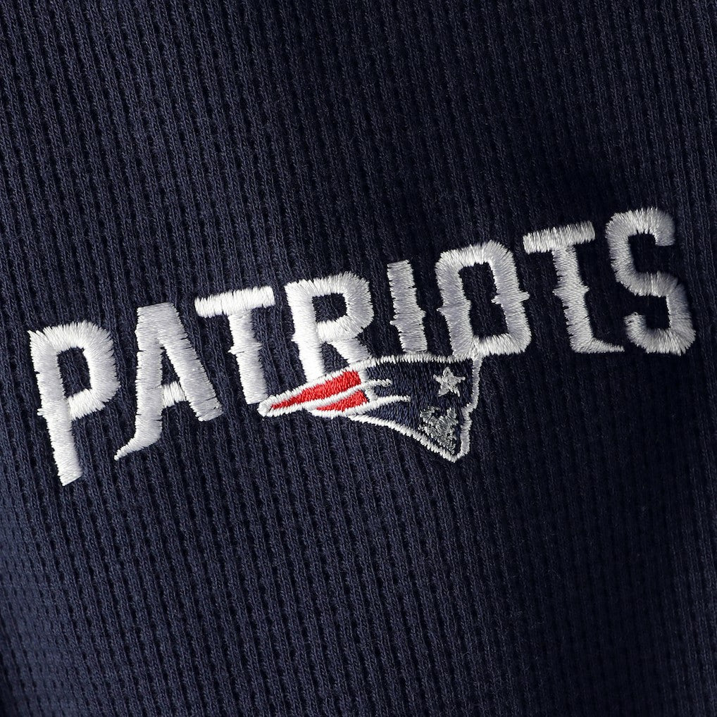 Dunbrooke Logo Maverick Thermal Henley Long Sleeve T-Shirt - New England Patriots T-shirts