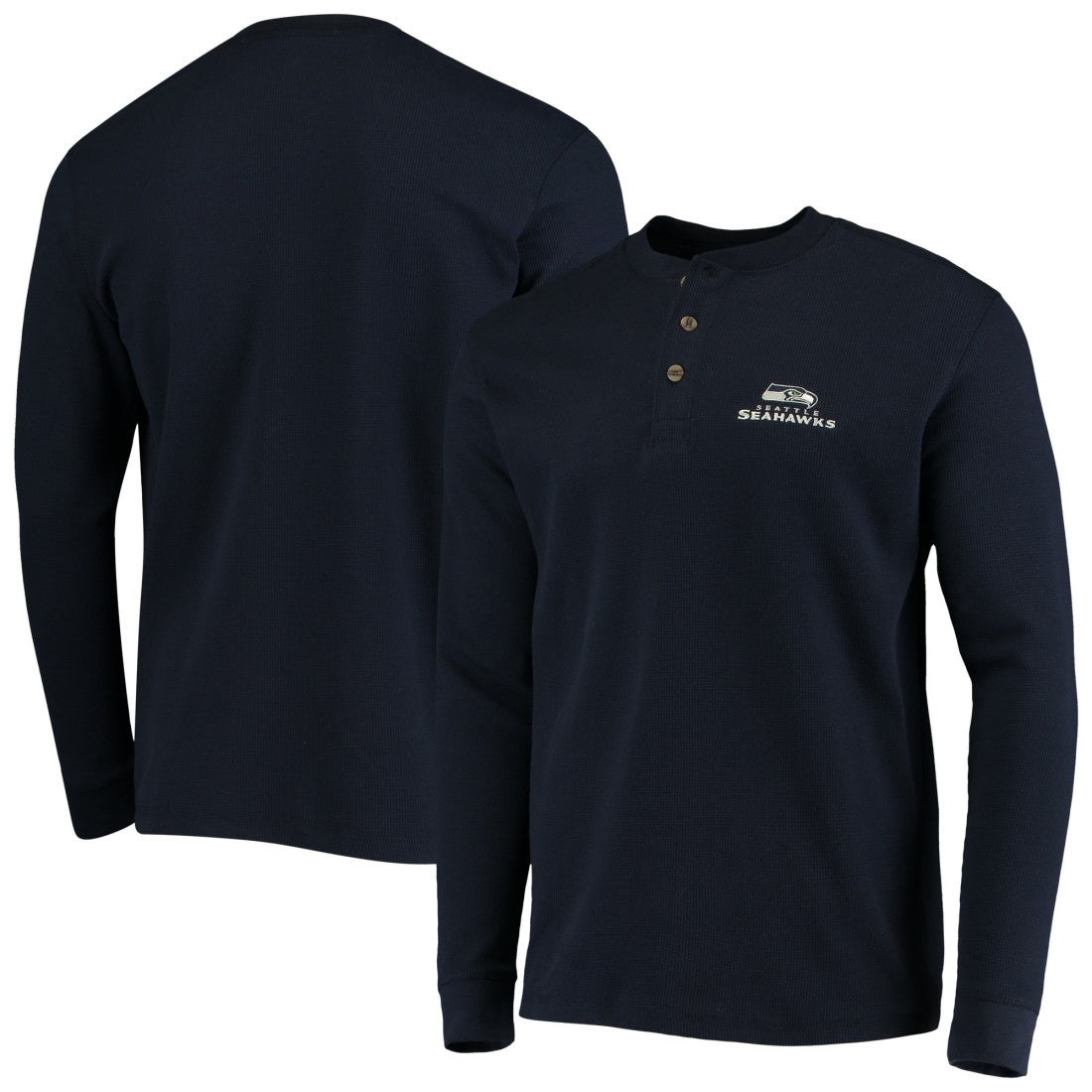 Dunbrooke Logo Maverick Thermal Henley Long Sleeve T-Shirt - Seattle Seahawks T-shirts