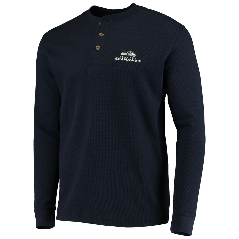 Dunbrooke Logo Maverick Thermal Henley Long Sleeve T-Shirt - Seattle Seahawks T-shirts