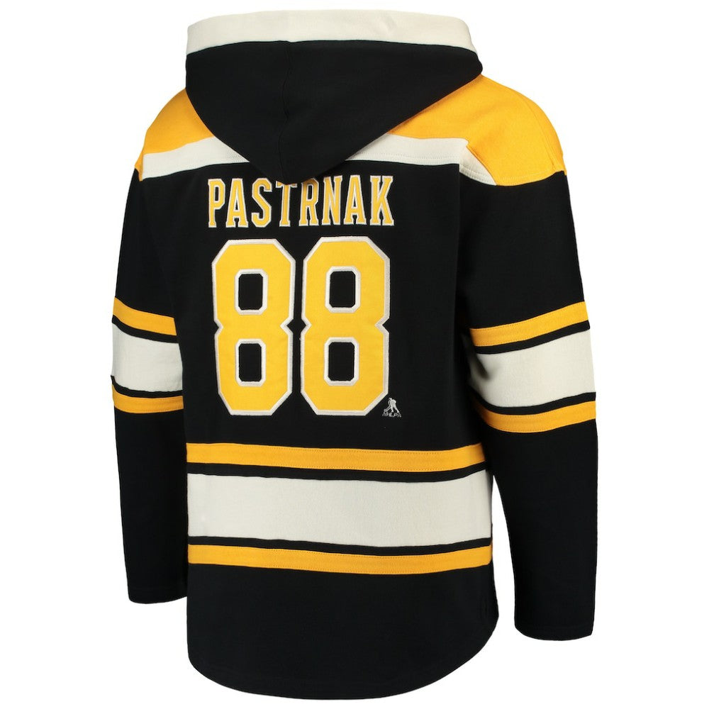 NHL David Pastrnak Boston Bruins '47 Player Lacer Pullover Hoodie