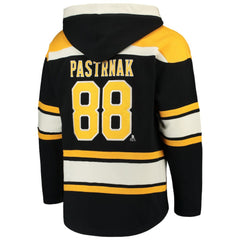 NHL David Pastrnak Boston Bruins '47 Player Lacer Pullover Hoodie