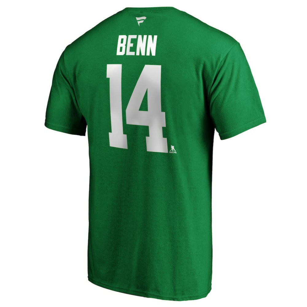 NHL Jamie Benn Dallas Stars Fanatics Authentic Stack Player Name & Number T-Shirt