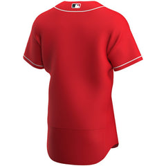 Scarlet Cincinnati Reds Nike Alternate Authentic Team Logo Jersey
