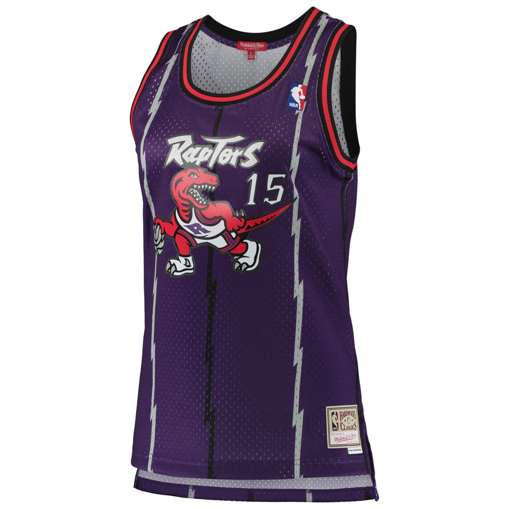 Mitchell & Ness Vince Carter Toronto Raptors Women's 1998/99 Hardwood Classics Swingman Jersey