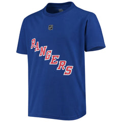 NHL Mika Zibanejad New York Rangers Youth Player Name & Number T-Shirt