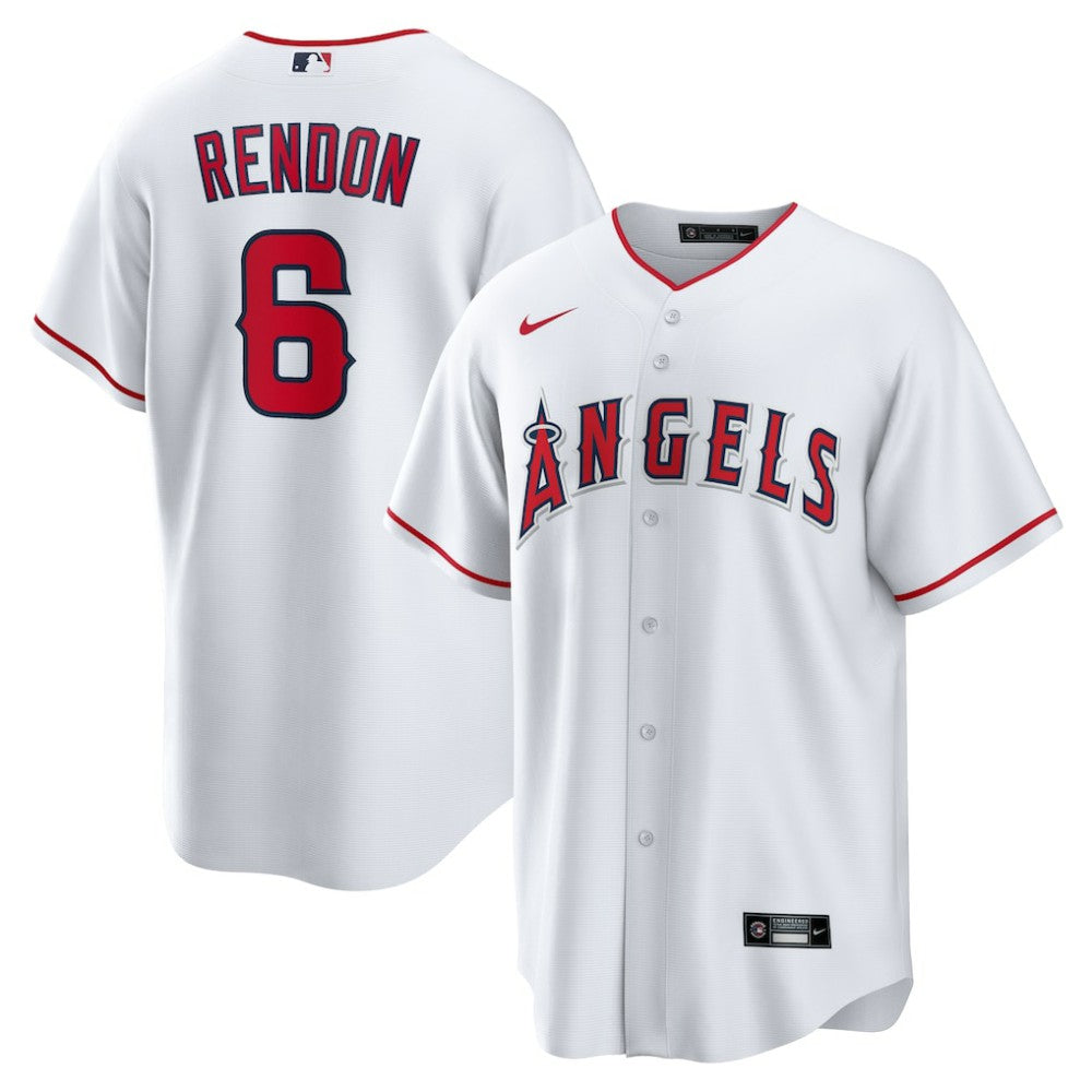 White Anthony Rendon Los Angeles Angels Nike Home Replica Player Name Jersey