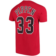 Mitchell & Ness Scottie Pippen Chicago Bulls Hardwood Classics Name & Number Player T-Shirt sale