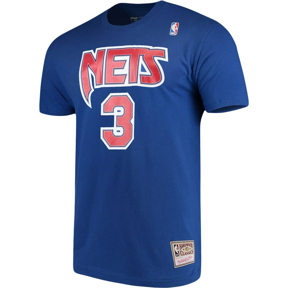 Mitchell & Ness Drazen Petrovic Brooklyn Nets Hardwood Classics Name & Number Player T-Shirt