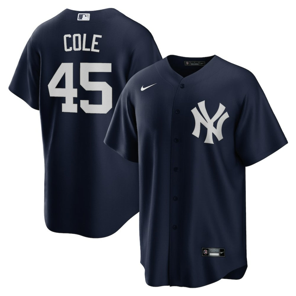 Navy Gerrit Cole New York Yankees Nike Alternate Replica Player Name Jersey