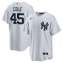 White Gerrit Cole New York Yankees Nike Home Replica Player Name Jersey