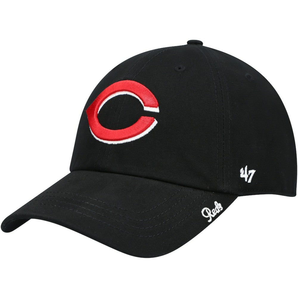 Black Cincinnati Reds '47 Women's Team Miata Clean Up Adjustable Hat