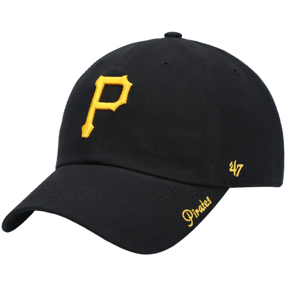 Black Pittsburgh Pirates '47 Women's Team Miata Clean Up Adjustable Hat