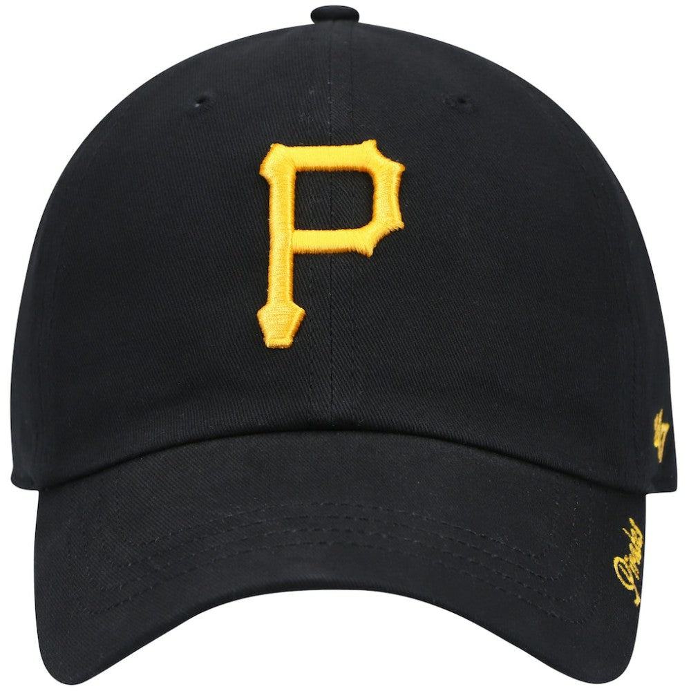 Black Pittsburgh Pirates '47 Women's Team Miata Clean Up Adjustable Hat