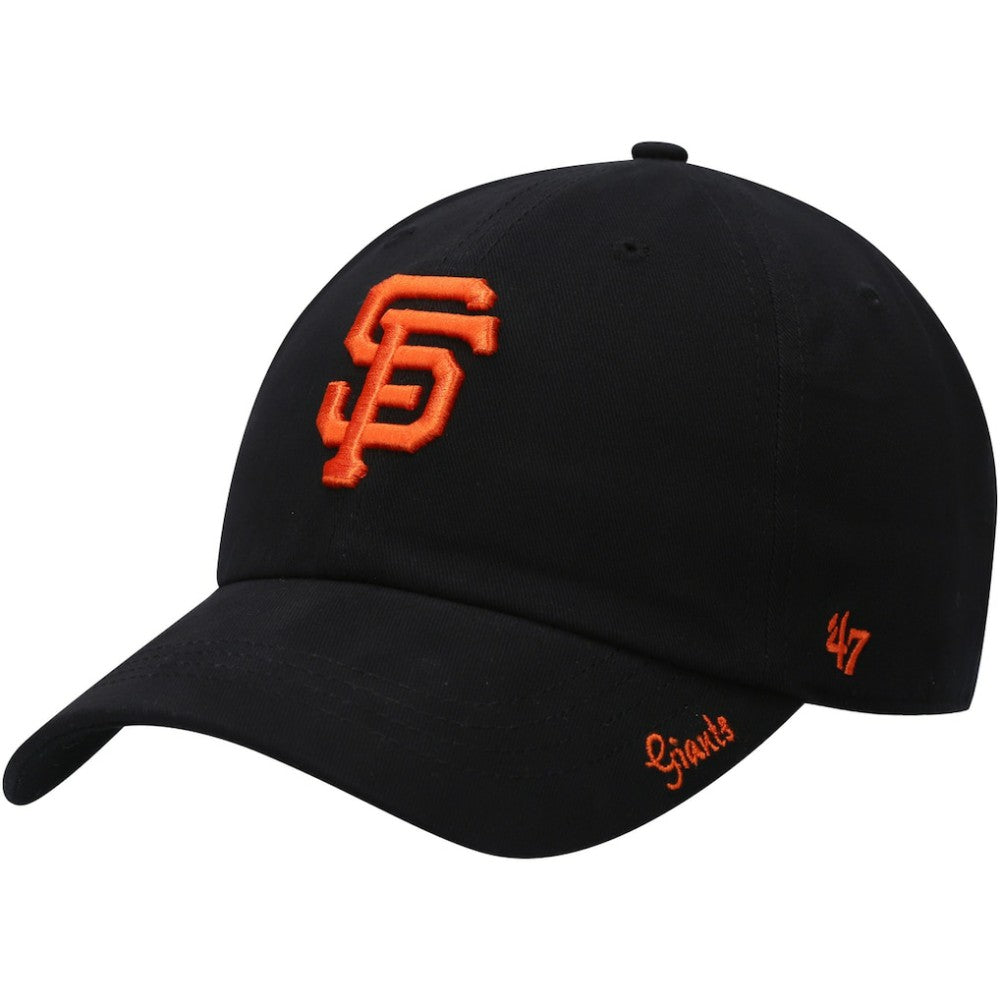 Black San Francisco Giants '47 Women's Team Miata Clean Up Adjustable Hat