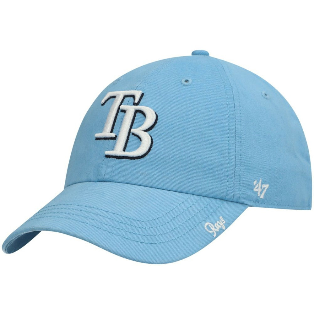 Light Blue Tampa Bay Rays '47 Women's Team Miata Clean Up Adjustable Hat