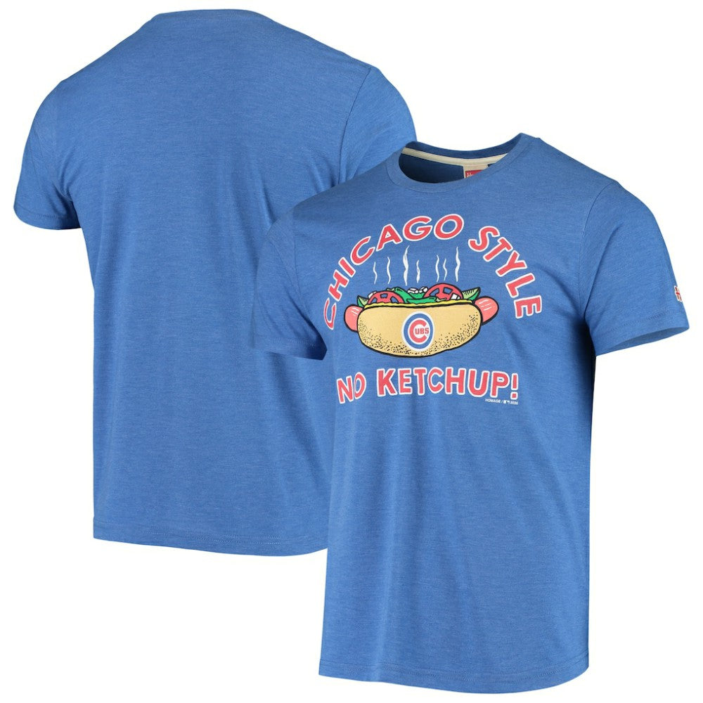 Royal Chicago Cubs Hyperlocal Tri-Blend T-Shirt