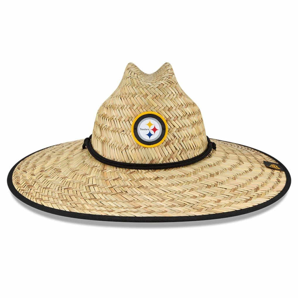 NFL Training Camp Straw Lifeguard Hat - Pittsburgh Steelers Hats