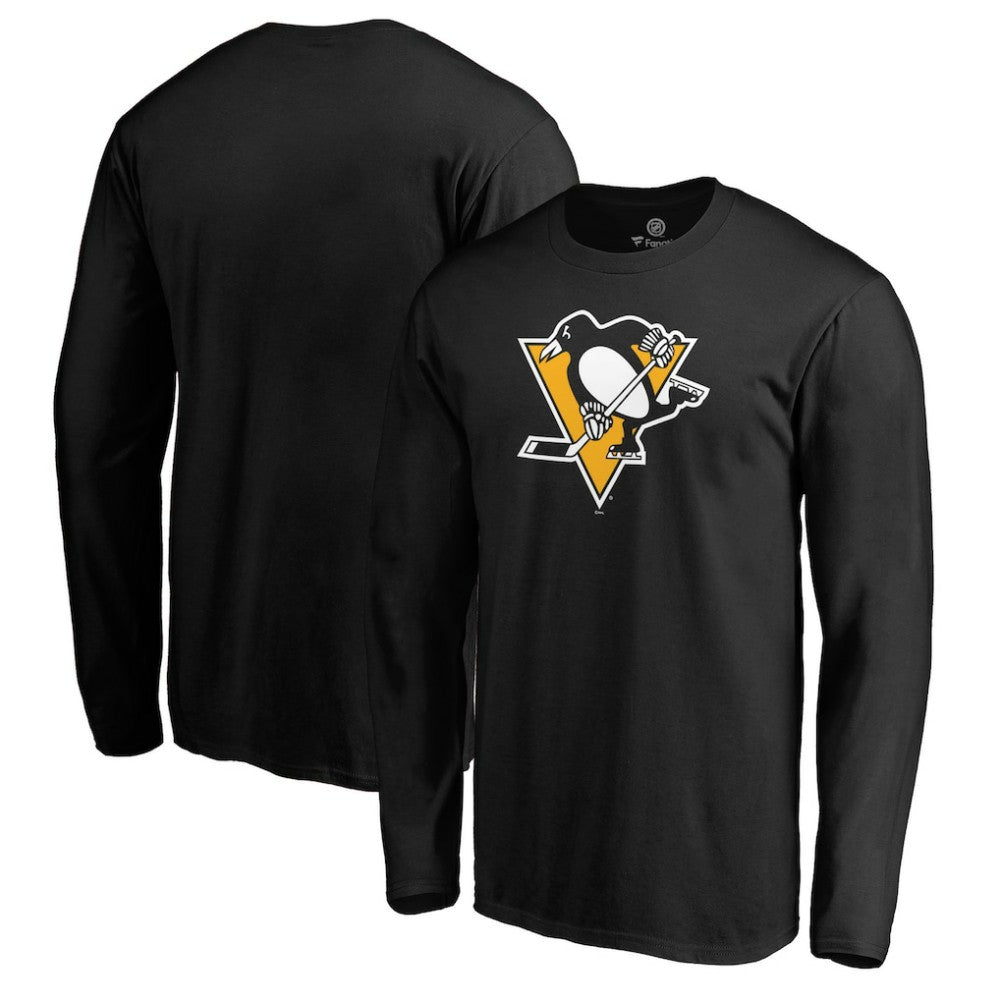 NHL Pittsburgh Penguins Fanatics Primary Team Logo Long Sleeve T-Shirt