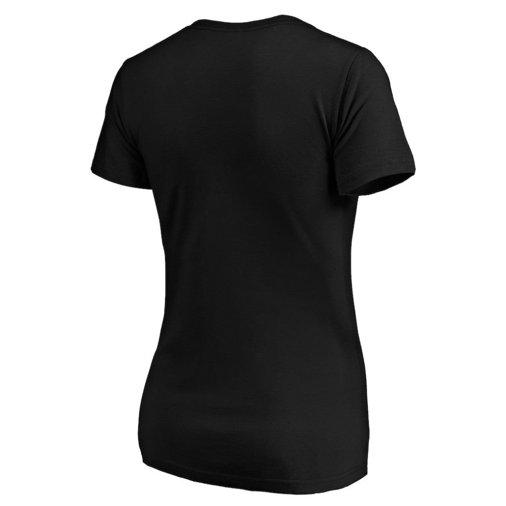 Black Chicago White Sox Fanatics Women's Victory Script V-Neck T-Shirt