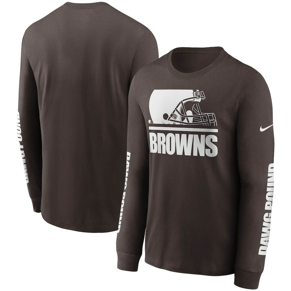 Split Local Long Sleeve T-Shirt - Cleveland Browns T-shirts