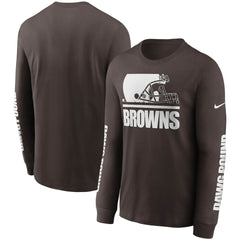 Split Local Long Sleeve T-Shirt - Cleveland Browns T-shirts