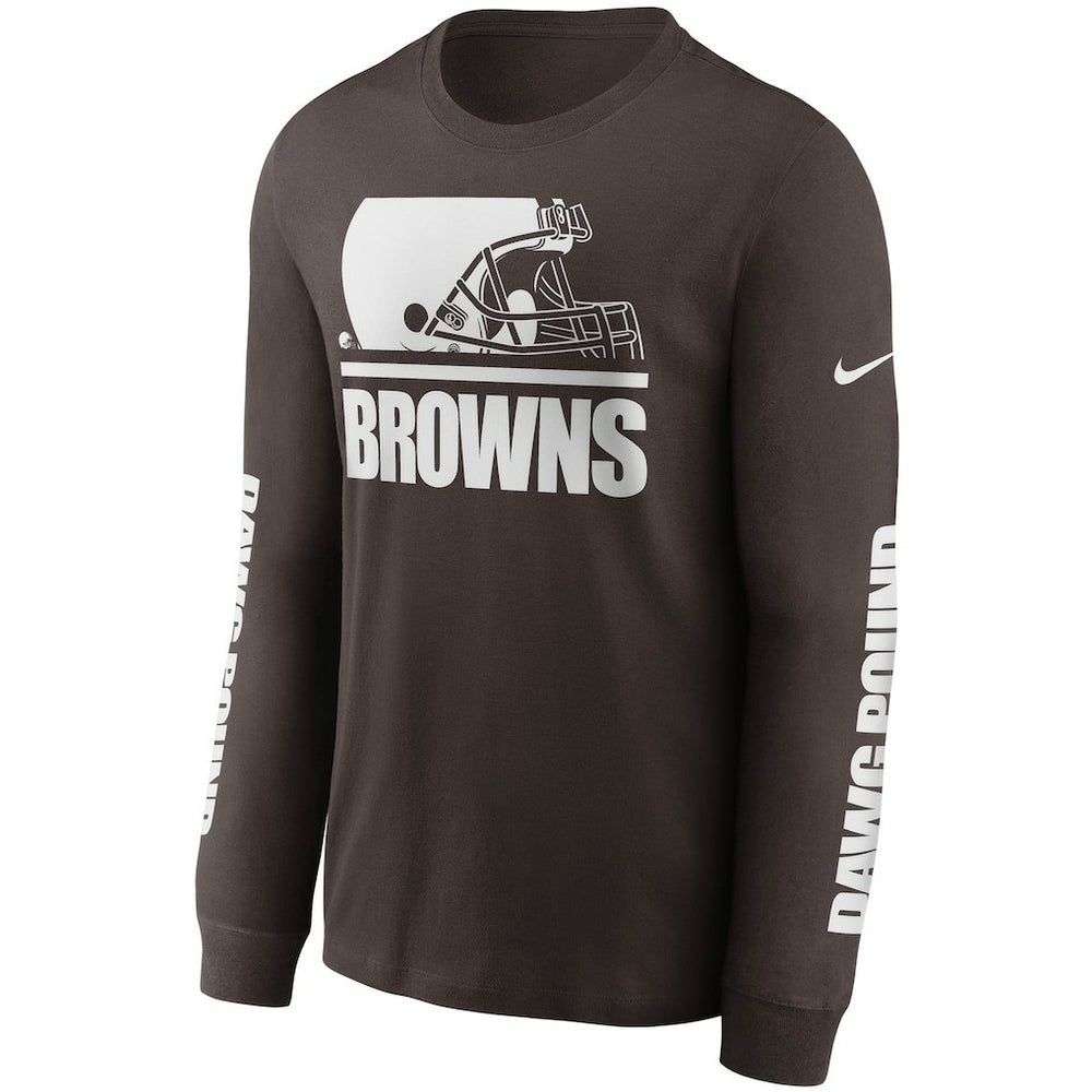 Split Local Long Sleeve T-Shirt - Cleveland Browns T-shirts