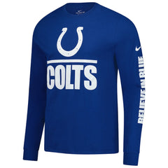 Split Local Long Sleeve T-Shirt - Indianapolis Colts T-shirts