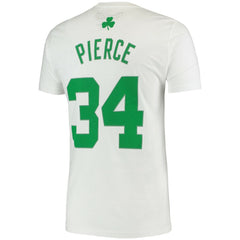 Mitchell & Ness Paul Pierce Boston Celtics Hardwood Classics Stitch Name & Number T-Shirt